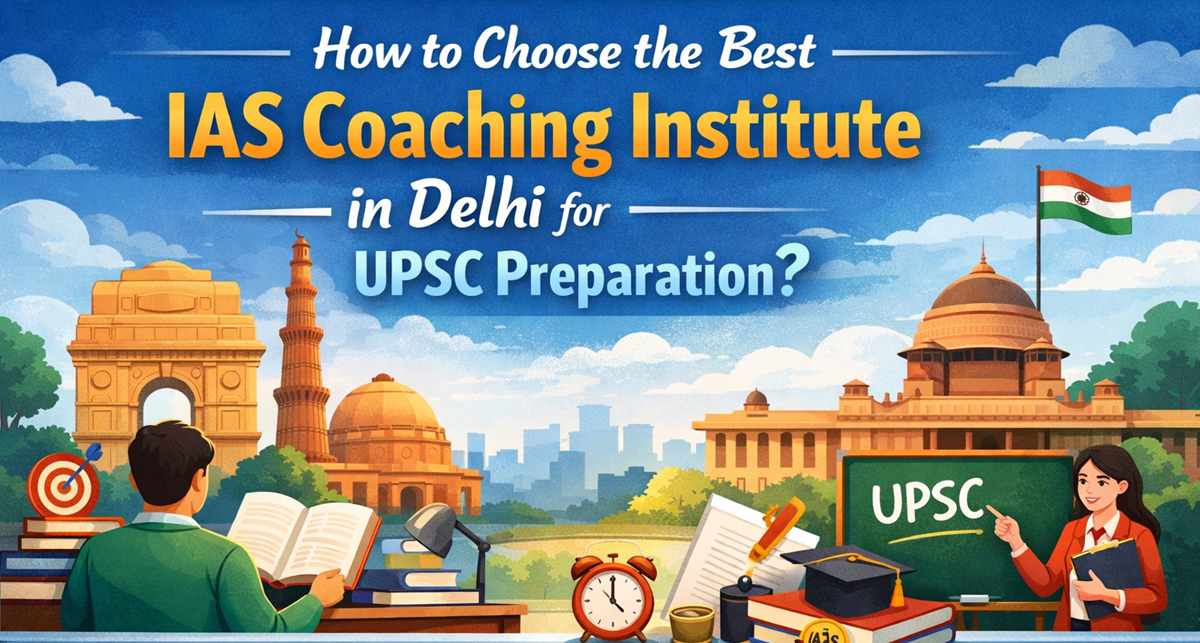 How to Choose the Best IAS Coaching Institute in Delhi for UPSC Preparation