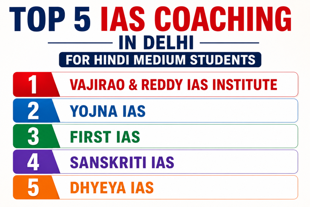 top 5 ias coaching in delhi