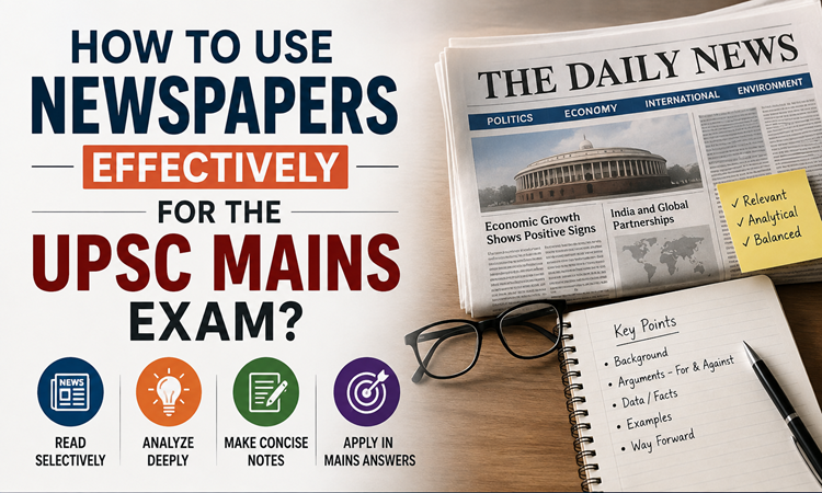 Use Newspapers for the UPSC Mains Exam