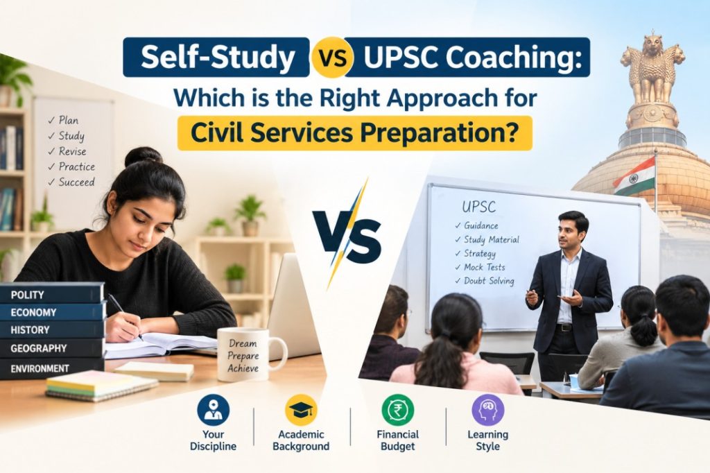 Self-Study vs UPSC Coaching Guide